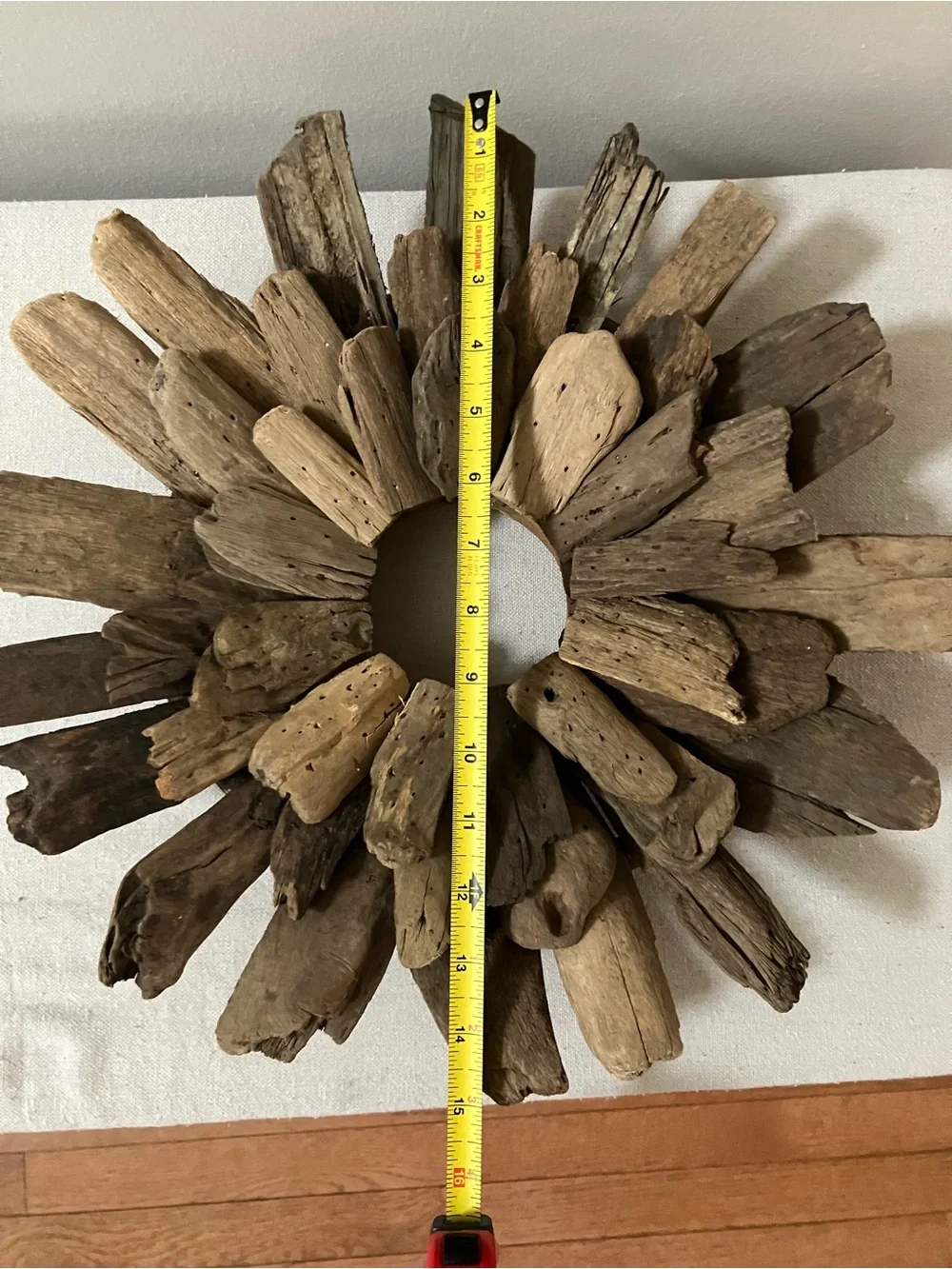 Driftwood Sunburst Wall Decor - Natural Brown